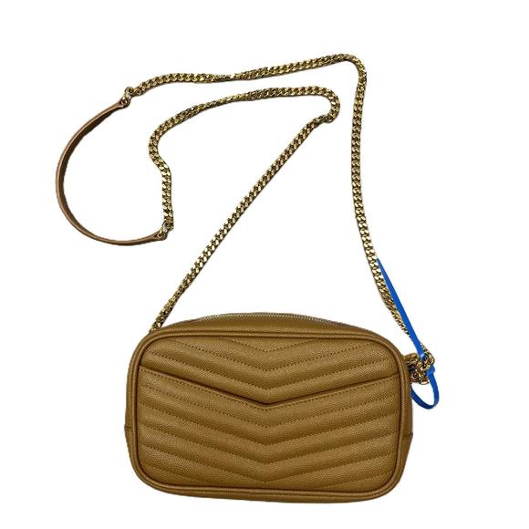 SAINT LAURENT pre-loved mini lou bag in brown - Picture 2 of 5